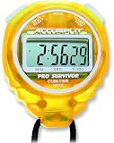 ACCUSPLIT Pro Survivor - A601X Stopwatch, Cum Split, Clock, Extra Large Display (Lemon)