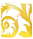 Versace by Rosenthal Arabesque Gold Vase 9 1/2-inch