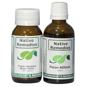 Native Remedies Triple Complex Brain Tonic and Focus ADDult ComboPack by Native Remedies