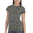 Vintage Furry Cheetah Tee - Charcoal