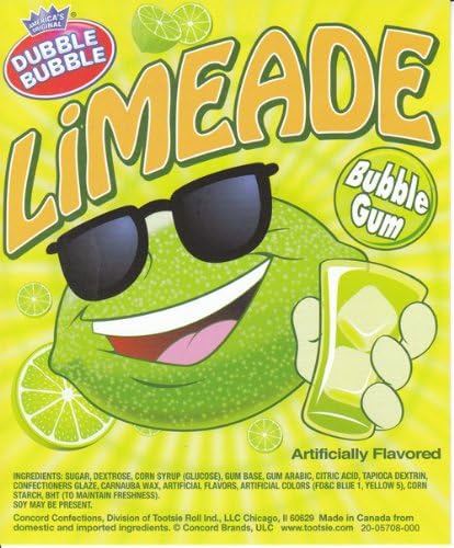 Limeade 1 Inch Gumballs