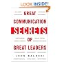 Great Communication Secrets of Great Leaders