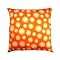 Dandelion Field Silk Pillow - Orange (20.5x20.5")