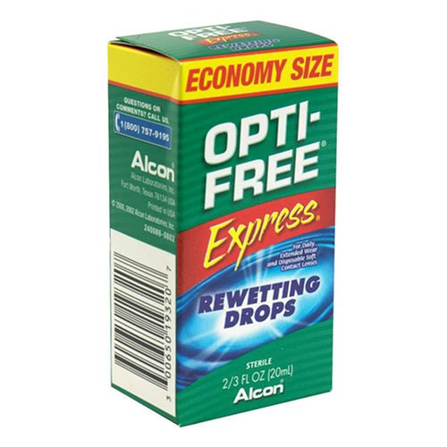 Buy Opti-Free Express Rewetting Drops, .66-Ounce Bottles (Pack of 3) by Opti-Free now!