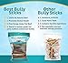 Best Bully Sticks 6 Inch Bully Sticks for Dogs - 50 Count (Pack of 1) - Natural, Easily Digestible, 100% Grass-Fed Beef, Grain and Rawhide Free