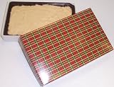 Scott's Cakes Vanilla Fudge 1 Pound Christmas Plaid Box