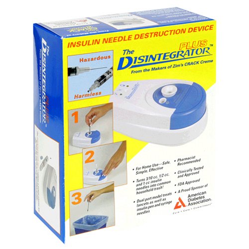 The Disintegrator Plus Insulin Needle Destruction Device