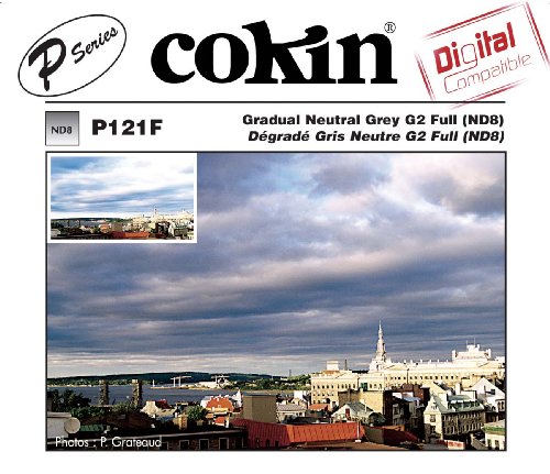 Cokin P121F Grad Grey G2 FUL(ND8) Square Filter 