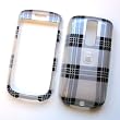HTC myTouch 3G (NOT 3.5mm jack) T-Mobile Snap-on Protector Hard Case Image Cover White Plaid Design