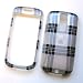 HTC myTouch 3G (NOT 3.5mm jack) T-Mobile Snap-on Protector Hard Case Image Cover White Plaid Design