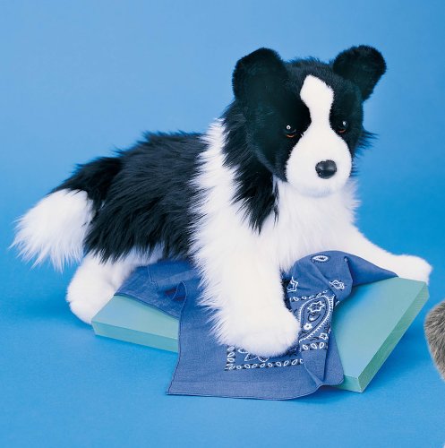 Stuffed Dog Toy:Douglas Chase Border Collie