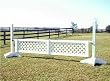Lattice Gate Wood Horse Jumps 12ft - 3 Heights