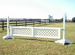 Lattice Gate Wood Horse Jumps 12ft - 3 Heights