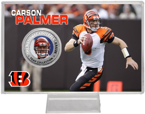Highland Mint NFL Cincinnati Bengals Carson Palmer Silver Coin Card