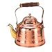 Kitchen & Housewares : Old Dutch 2 Quart Solid Copper Teakettle With Wooden Handle