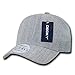 DECKY 6 Panel Curve Bill Trucker Cap, Heather Grey