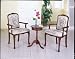 Cherry Wooden Dancer Tea Set 1 x Table, 2 x Chair