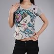 Jessie G. Women's Printed Scoop Neck Tee
