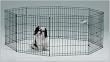 Midwest Black E-Coat Exercise Pen with Ground Stakes, 24"W x 30"H