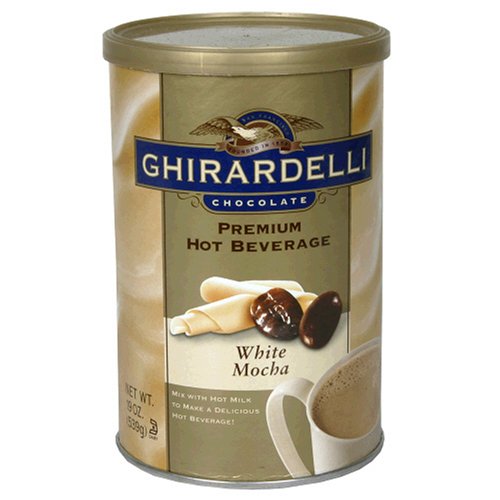 Ghirardelli White Mocha Hot Chocolate, 19-Ounce Boxes (Pack of 4) by GHIRARDELLI