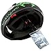 Bio-hazard Matte Black Dual Visor Full Face Motorcycle Helmet DOT (XL)