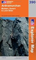 Ardnamurchan, Moidart, Sunart and Loch Shiel (OS Explorer Map Series)