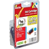 Inkrite Printer Ink For Canon Mp980 Mp620 Mp630 Mp540 Ip4600 Ip3600- Cli-521c Cyan (zebra) - NGSCC521u