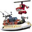 Erector Motorized Coast Guard and Copter Construction Set