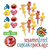 Sesame Street Cakes Cupcakes - Do-It-Yourself Cupcake Package 15 - 68 Total Pieces