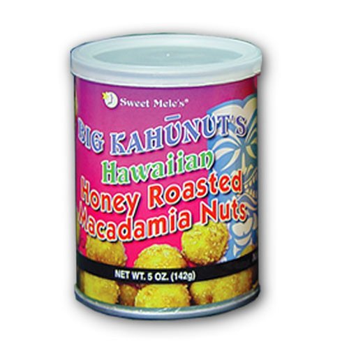 All Natural Honey Roasted Hawaiian Macadamia Nuts - 5 Oz. Can By Sweet Meles by Sweet Meles Hawaiian Products