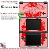 Nintendo DSi Skin Big Kiss Red on Pink WraptorSkinz Skins (DSi NOT INCLUDED ....