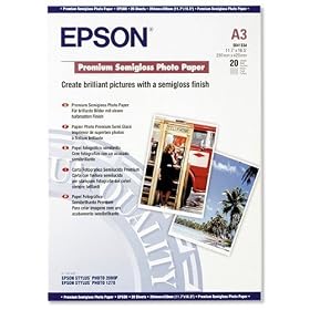 Epson Premium - Semi-gloss photo paper - A3 (297 x 420 mm) - 251 g/m2 - 20 sheet(s)