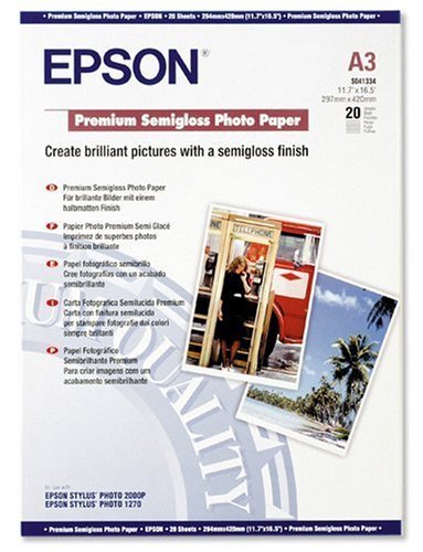 Epson Premium - Semi-gloss photo paper - A3 (297 x 420 mm) - 251 g/m2 - 20 sheet(s)