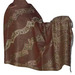 Gift Ideas for Women Jamawar Wool Shawl 80 x 40 inches (jmwr721)