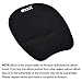 eBoot Mouse Pad with Gel Wrist Rest Pad Anti-Skid Pad, 9 Inches by 7.5 Inches, Black