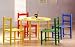 5 Pieces Set Multicolor Kid Table and Chairs
