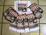 8 PIECE COFFEE DESIGN KITCHEN TOWEL SET 51VZd23Pq3L. SL160 8 PIECE COFFEE DESIGN KITCHEN TOWEL SET
