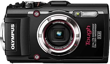 Olympus TG-3 Waterproof 16 MP Digital Camera (Black)