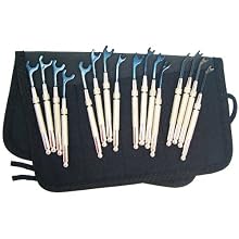 Moody Tools 57-0122 16-Piece English / Metric Mini Open End Wrench Set