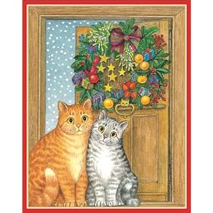 Cat Couple Boxed Christmas Cards