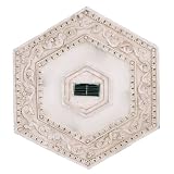 Solar Lighted Stepping Stone Ivory