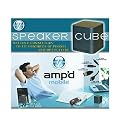 Portable Universal AMPD Speaker CUBE for Apple iPod shuffle / iPod nano generation / iPod classic (80GB/160GB) / iPod 5th generation (video) / iPod nano 1st generation / iPod shuffle 1st generation / iPod with color display (20GB/30GB/40GB/60GB) / iPod 4th generation (20GB/40GB) / iPod 3rd generation (10GB/15GB/20GB/30GB/40GB) / iPod 1st + 2nd generation (5GB/10GB/20GB) / iPhone 1st Gen 8GB, 16GB, 32GB / iPod 3rd Gen 40GB, 30GB, 15GB, 20GB / iPod Classic 160GB, 80GB, 120GB / iPod 4th Gen 20GB (C