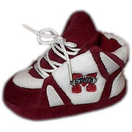 Mississippi State Bulldogs Comfy Feet NCAA Baby Slippers