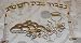 Gold Embroidery on White with Hebrew Calligraphy of Shabbat/holiday Tablecloth 57 By 97 Inch Rectangle