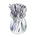 Sago Brothers 200pcs 4 Inches Metallic Twist Ties (Silver)