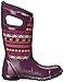 Bogs Kids North Hampton Pattern Stripes Waterproof Insulated Boot