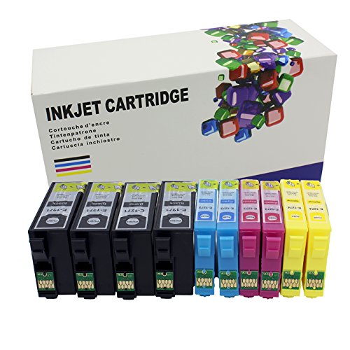 Hi ink Compatible Ink Cartridge Replacement For Epson T127 Extra High Yield (10 Pack)