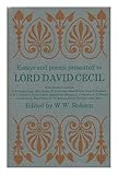 Essays & poems presented to Lord David Cecil