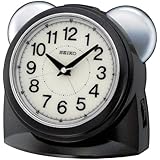 Seiko Bedside Alarm Clock Black Case