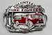 Volunteer Fireman Enamel Pewter Belt Buckle, (Occupation) Buckle